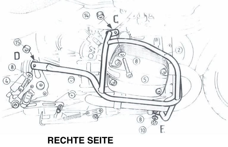 BMW R 850 R [2000-2006] - motor protection bar