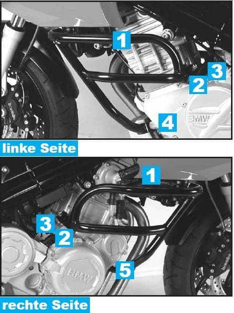 BMW F 800 S [2006-2011] - motor protection bar