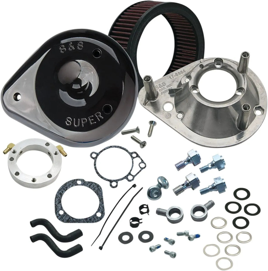 Harley-Davidson FXR 1340 Super Glide [1994] - Sidekick Luftfilter-Kit – Oberfläche: Schwarz – Bild 1