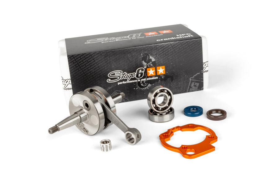 Beta RR Enduro 50 2T - crankshaft HPC cylinder base spacer 45mm stroke