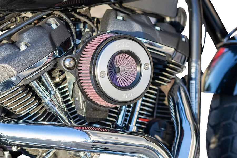 Harley-Davidson FLHFB 1868 Electra Glide Highway King 114 [2023] - Air Stinger Stealth Luftfiltersatz – Oberfläche: Schwarz, Verchromt – Bild 5