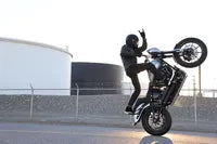 Harley-Davidson Xl 1200 T Sportster Superlow [2018-2019, 2018-2020] - Cubiq™ Bremsscheibe – Oberfläche: Schwarz, Chrom – Bild 12