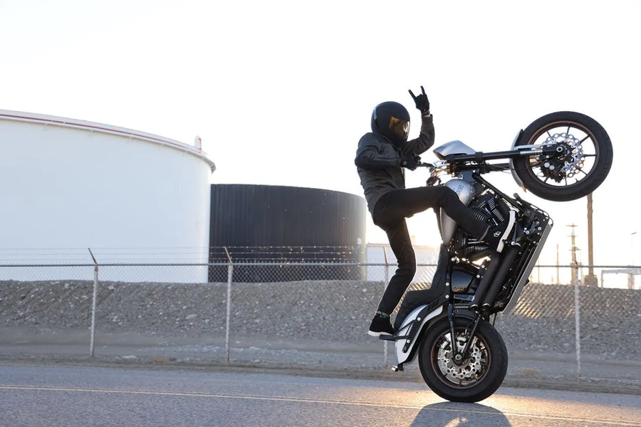 Harley-Davidson Xl 1200 T Sportster Superlow [2018-2019, 2018-2020] - Cubiq™ Bremsscheibe – Oberfläche: Schwarz, Chrom – Bild 4