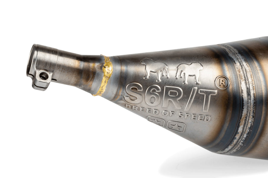 Gilera RCR Enduro 50 2T D50B0 [2011–] - Auspuff 80-90 Schwarz / Orange