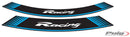 PUIG Racing Felgenrandaufkleber – Universal | Blau | PUIG 5531A