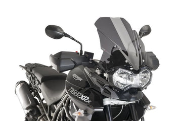 TRIUMPH BONNEVILLE T 120 BLACK [2025] - touring screen | Heavily toned | PUIG 5652F