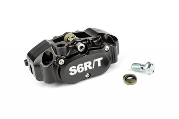 MBK Nitro Naked 50 2T LC [–2012] - 4-Kolben Bremssattel mit Adapter Schwarz