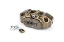 MBK Nitro 50 2T LC [2000–] - 4-Kolben-Bremssattel mit Adapter eloxiert