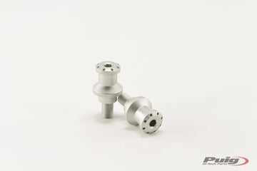 TRIUMPH BONNEVILLE T 120 BLACK [2025] - PUIG stand screw pair | Silver | PUIG 5924P
