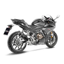 honda cb 500 [LEOVINCE] – Nero rear silencer - stainless steel-3