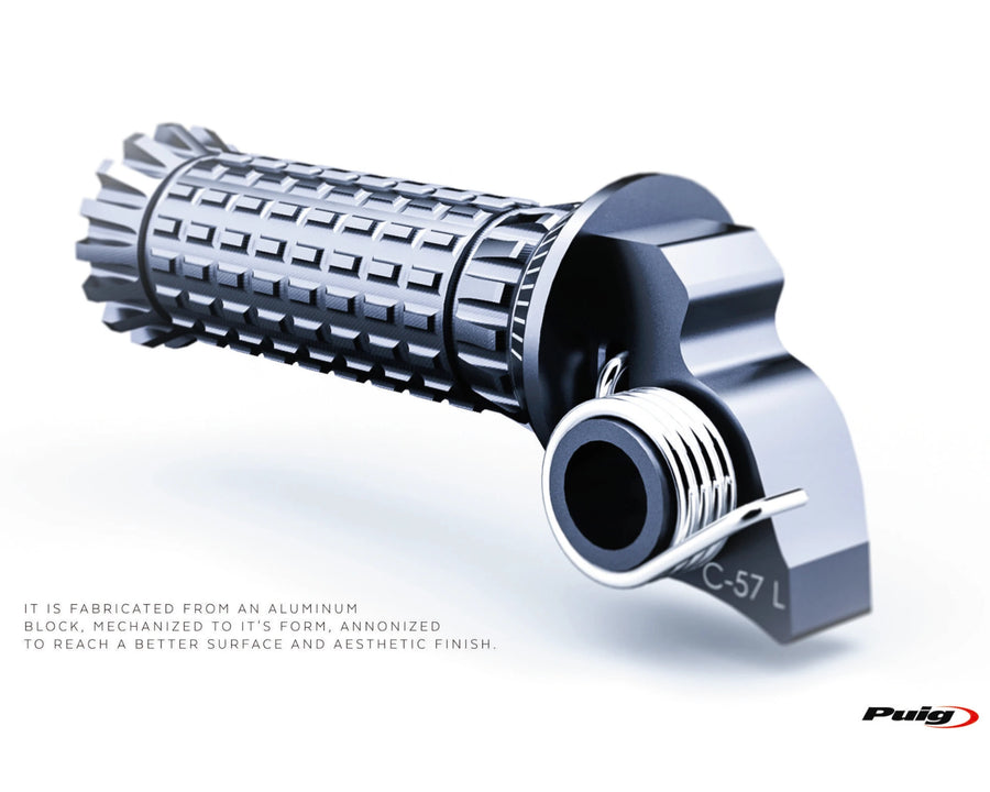 KTM RC 390 [2025] – R-Fighter footrests – titanium