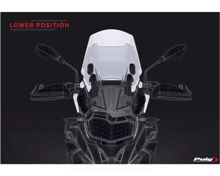 BMW F 750 GS [2024] – Adjustable windshield – Tinted