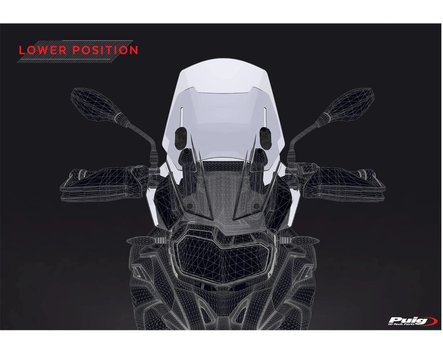 BMW F 800 GS [2025] – Adjustable windshield – heavily tinted