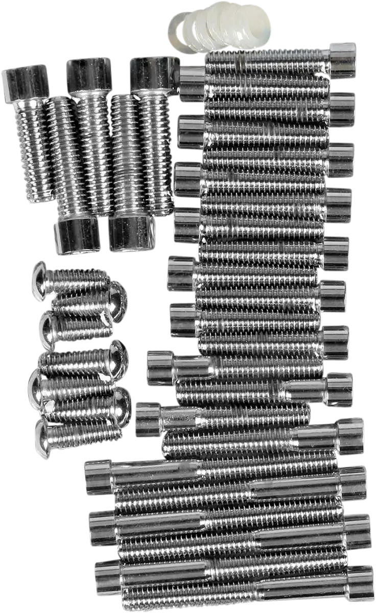 harley-davidson low rider s [DRAG SPECIALTIES] - Set of screws for camshaft/primary/transmission cover