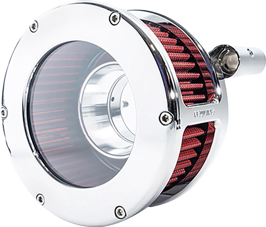 Harley-Davidson FLSTSE2 1800 Softail Convertible CVO [2011] - BA air filter kit - Finish: Chrome, Red, Clear - Image 1