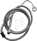 harley davidson flstc [DRAG SPECIALTIES] - Extended stainless steel brake line-2