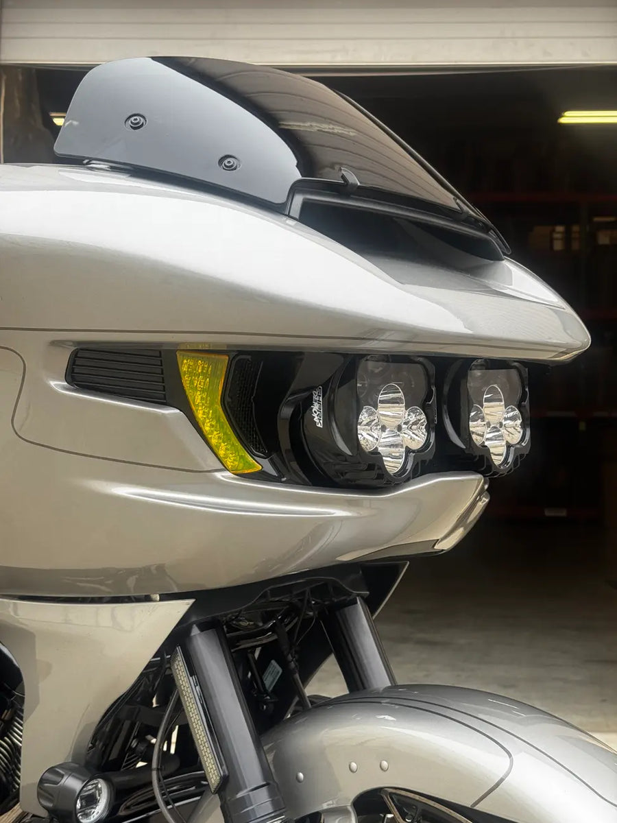 harley-davidson road glide st [CUSTOM DYNAMICS] – Shark Demon® integrated front turn signal vents