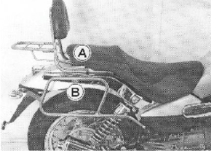 Moto Guzzi Nev Clas V 750 IE [2004-2011] - Sissybar without luggage bridge