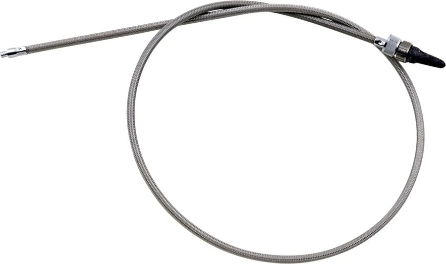 harley davidson fxsb [MOTION PRO] – Armor Coat Braided Stainless Steel Speedometer Cable for Harley-Davidson