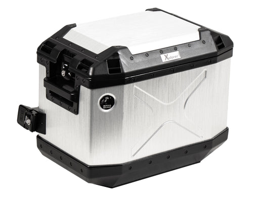 Side case [Hepco & Becker] - Alu Xplorer Cutout 40 L right, silver – Cutout