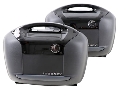 Side cases [Hepco & Becker] - Journey side cases 42 set, black cover – universal