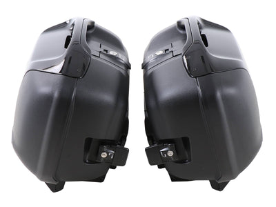 Side cases [Hepco & Becker] - Journey 42 case set with black cover – universal