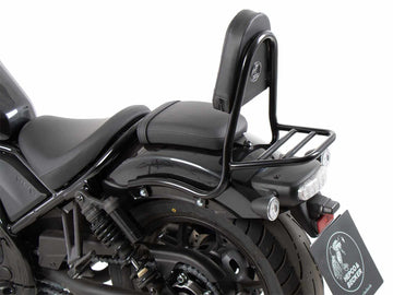 Honda CMX 1100 Rebel [2025] - Sissybar with luggage bridge black gloss pipe version
