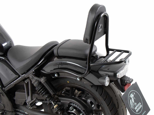 Honda CMX 1100 Rebel [2025] - Sissybar with luggage bridge black gloss pipe version