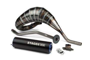Aprilia RX Factory 50 2T - exhaust 80 - 90 blue / black