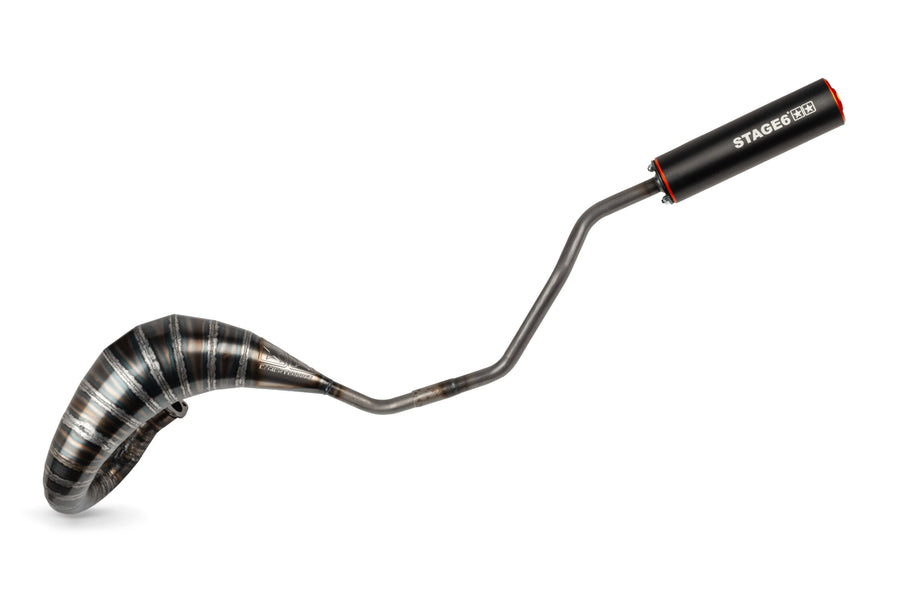 Aprilia RX 50 2T D50B1 [2006–] - Exhaust 80-90 orange/black