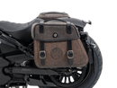 Indian Sport Scout Sixty [2026] - Set: Ledertaschenhalter Cutout schwarz inkl. Rugged Ledertaschen braun