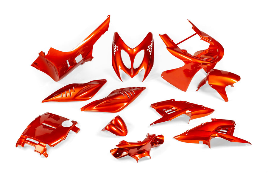 MBK Nitro 50 2T LC CAT [2004–] - Verkleidungskit 11 Teile orange