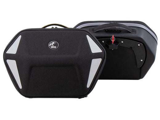 Motorcycle bag [Hepco & Becker] - Royster Neo side bags black/grey, set – C-Bow