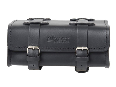 Tail bag [Hepco & Becker] - Legacy leather tail bag - black – Solorack