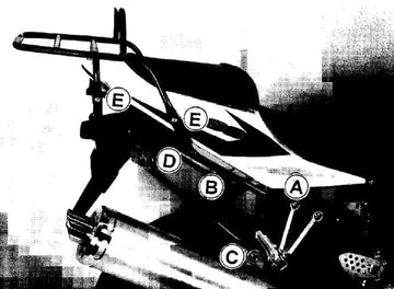 Suzuki GSX-R 600 [2004-2005]-luggage bridge