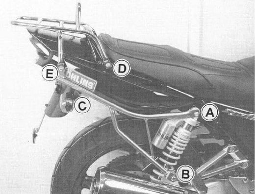 Yamaha XJR 1300 [2004-2006] - luggage bridge