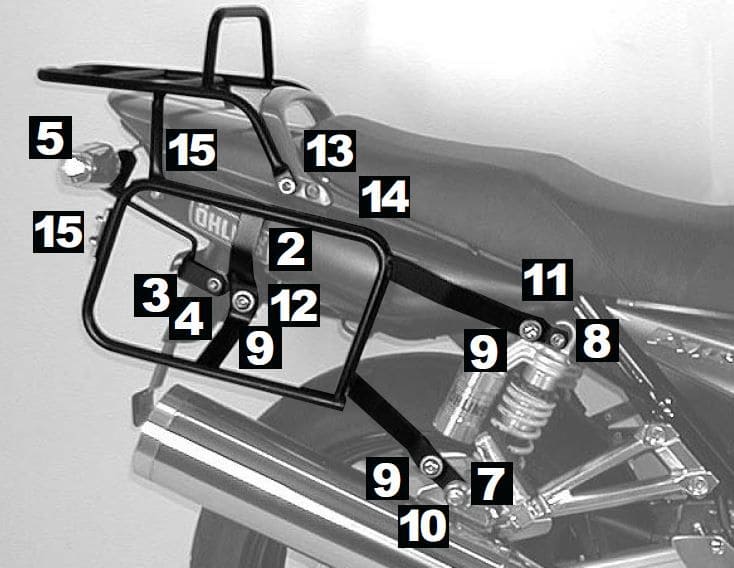 Yamaha XJR 1300 [2004-2006]-Complete carrier lock-IT