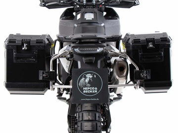 Husqvarna Norden 901 [2022-2026] - Kofferträgerset Cutout Edelstahlträger inkl. Xplorer Cutout schwarz Kofferset