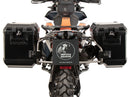KTM 890 Adventure [2023-2026] - Kofferträgerset Cutout Edelstahl inkl. Xplorer Cutout schwarz Kofferset 40/37