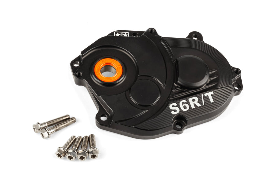 MBK Nitro 50 2T LC [2013–] - Getriebedeckel R/T Schwarz Titanschrauben