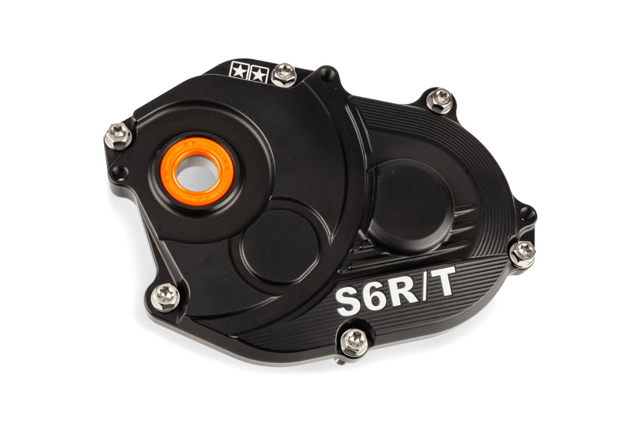 MBK Nitro 50 2T LC [2013–] - Getriebedeckel R/T Schwarz Titanschrauben