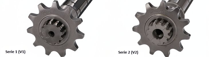Fantic XE 50 2T - Getriebewelle primär original Ersatzteil