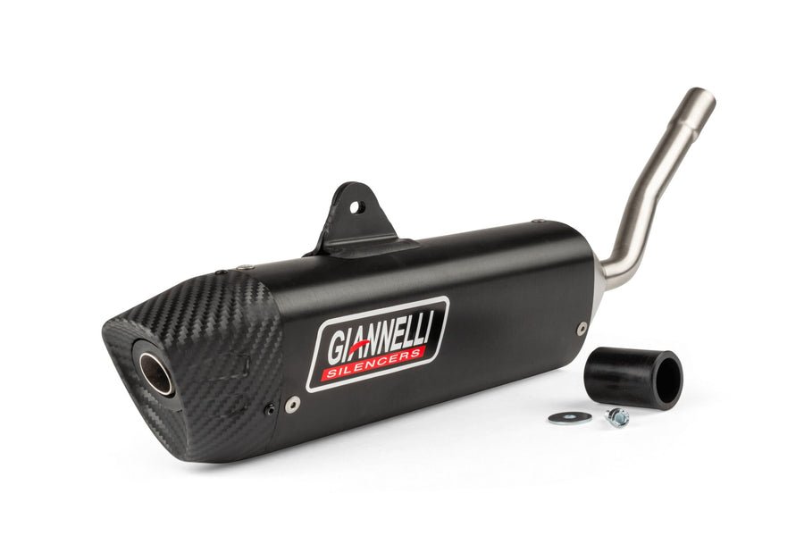 Beta RR Track 50 2T - Auspuff mit schwarzem ESD Enduro