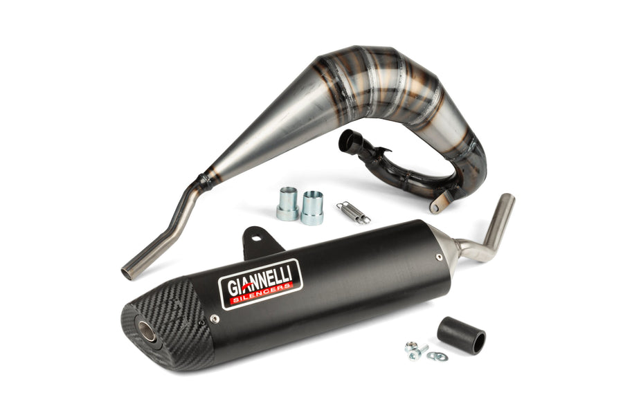 Fantic XE 50 2T - Auspuff mit schwarzem ESD Enduro