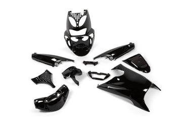 Aprilia SR Netscaper 50 2T LC - fairing kit 11 parts black