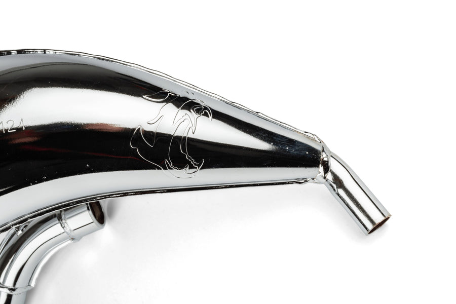 Derbi Senda R X-Race Trail '05 - '10 50 2T D50B0 - Exhaust Cross chrome 50/70cc