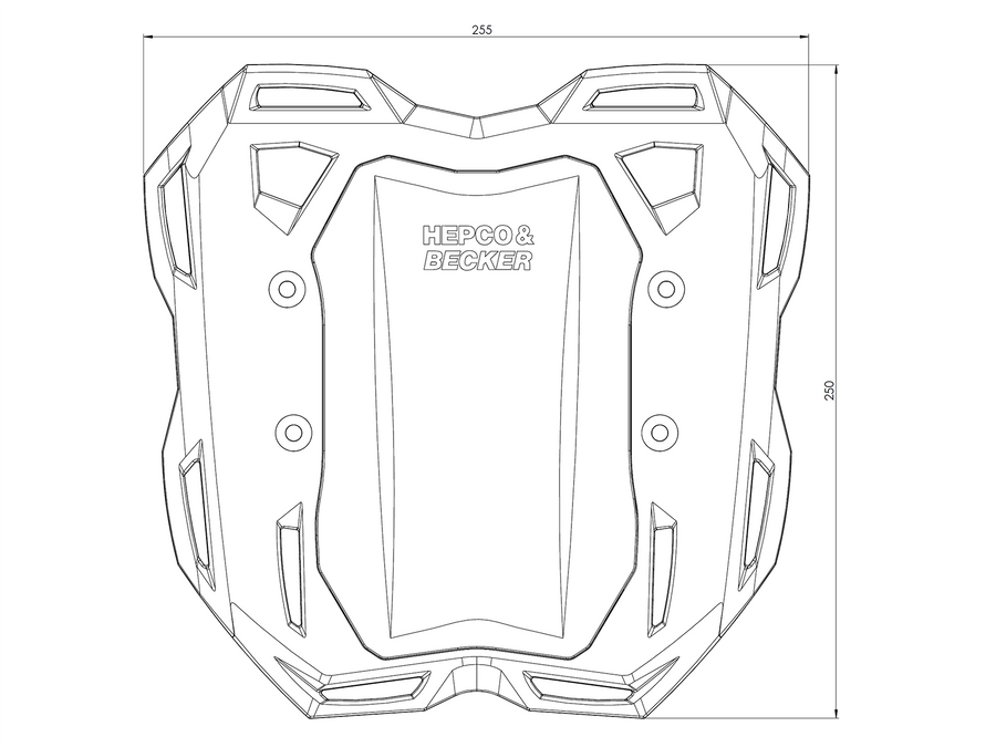 Hepco & Becker Smartrack-Heckträger für Ducati Scrambler 400 Sixty2 (2016-2020) – im Komplettset enthalten