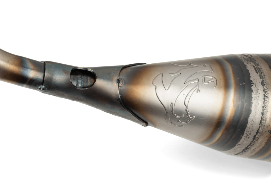 Fantic XM 50 2T - Auspuff Racing Carbon 70/80cc