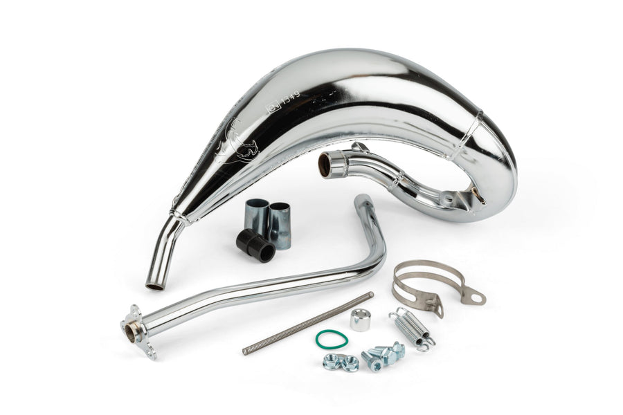 Fantic XE 50 2T - Auspuff Cross Chromed 50/70cc