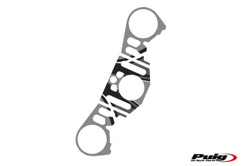 TRIUMPH BONNEVILLE T 120 BLACK [2025] - triple clamp protector | Gray | PUIG 6923U